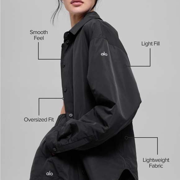 Alo Socialite Shacket - Picture 2 of 3